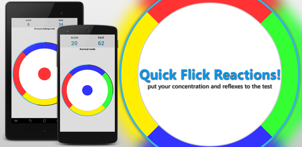Quick Flick Reactions! for Android
